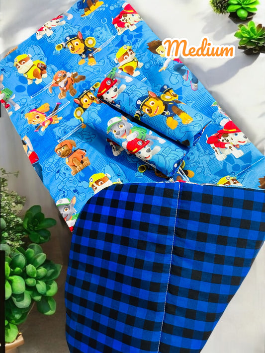 Paw Patrol / Blue Black Gingham Medium