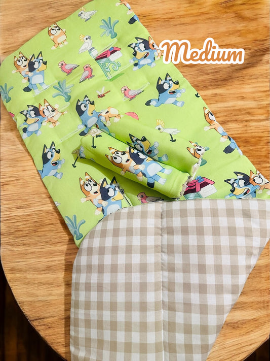 Bluey Green / Beige Gingham Medium