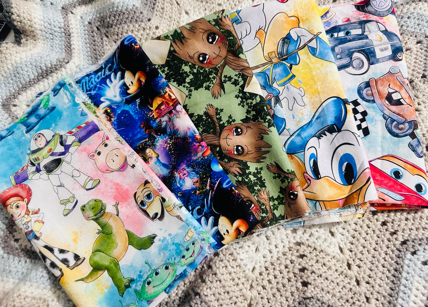 Disney Boys Fabric Bundle