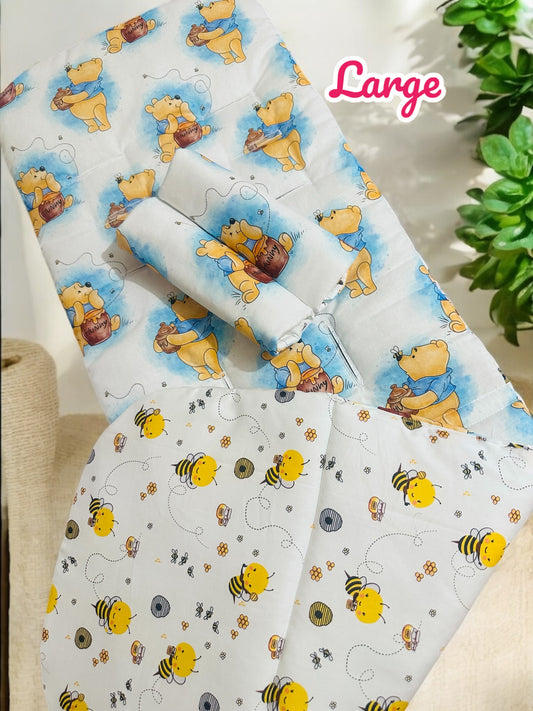 Pooh Blue / Bumble Bee Large