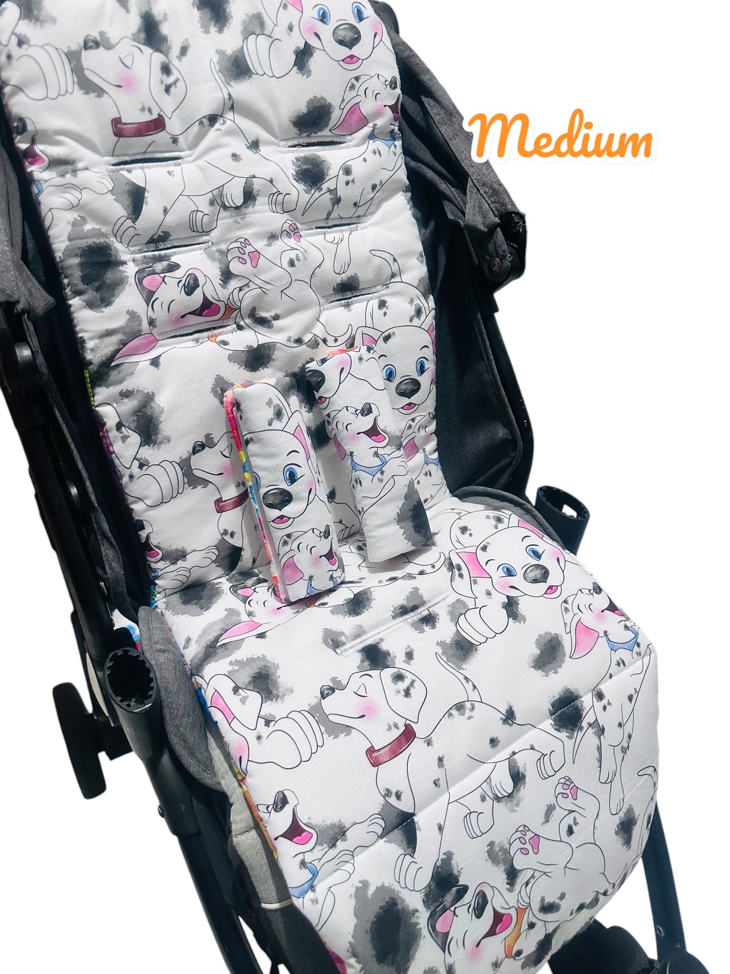 Happy Dalmatians (Plain Back) Medium