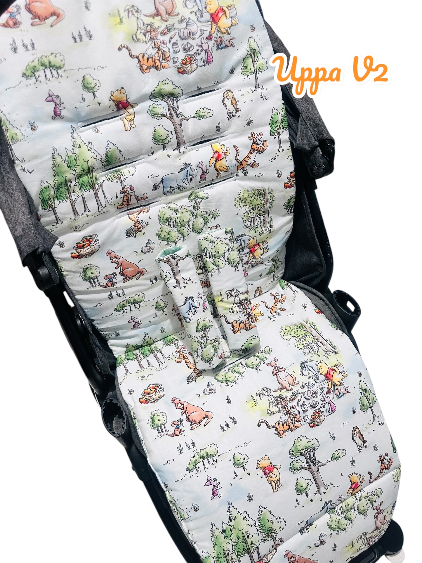 Forest Friends UPPA BABY V2 (Sage Gingham Back)