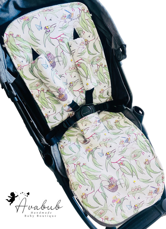 May Gibbs Gum Nut Babies Pram Liner Set + Crouch Cover ✅