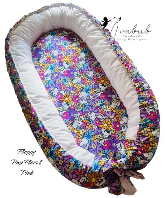 Snooby Floral 0-12 month REGULAR Baby Nest